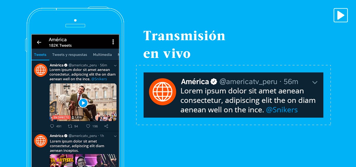 Twitter transmision en vivo